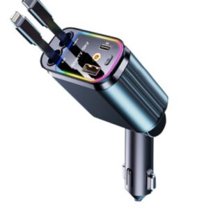 Car Phone Charger With Starry Sky Projector 4 In 1